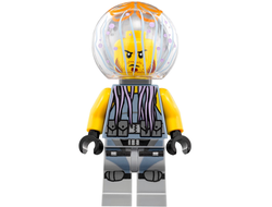 Jelly - Dark Red Beard, Dark Bluish Gray Neck Bracket, Trans-Medium Blue Round Plate, n/a (njo352)