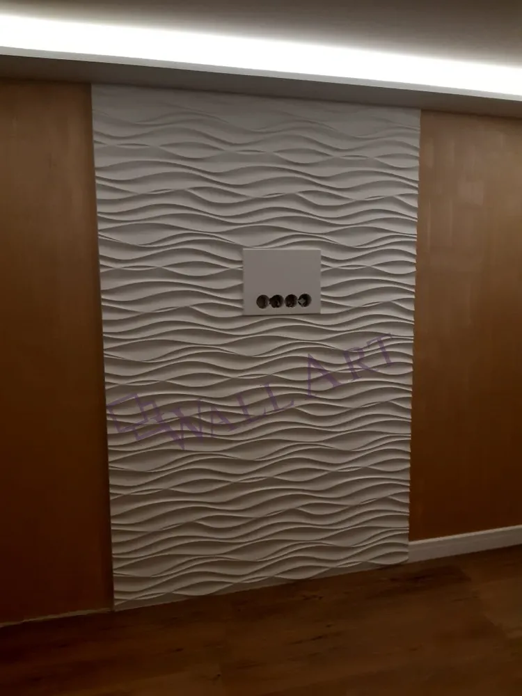 На фото смонтированные панели "Волна Аравийская", г.Москва. Монтаж наш.