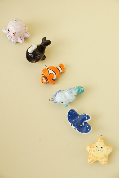 Комплект ёлочных игрушек "Морские"