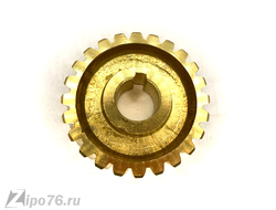Шестерня редуктора снегоуборщика 24 зуба 19 мм 65 мм.