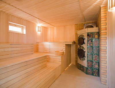 Баня из клееного бруса КБ-09, 90 м2