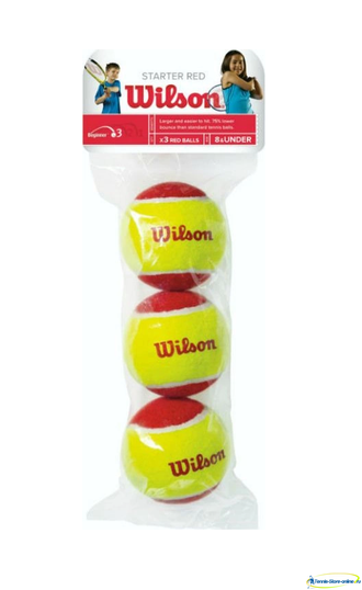 Теннисные мячи Wilson Starter Red x3