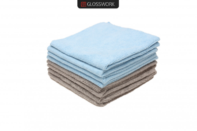 All-Purpose Set Набор микрофибр синего и серого цветов, 8шт, 35х35 см, 250гм2