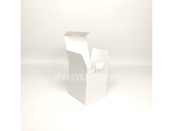 Коробка с откидной крышкой 80*80*95 мм БЕЛЫЙ