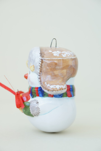 Снеговик в ушанке