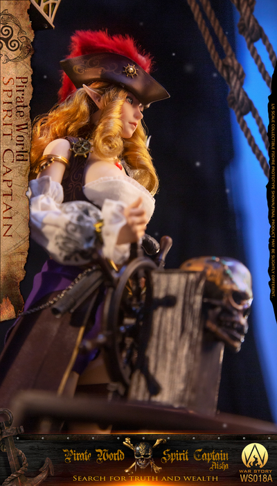Эльфийка-пират Аиша - КОЛЛЕКЦИОННАЯ ФИГУРКА 1/6 Captain Aisha (WS018A) - War Story