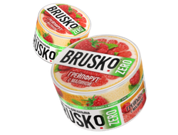 BRUSKO ZERO 50 г. - ГРЕЙПФРУТ С МАЛИНОЙ