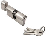 Ключевой цилиндр RUCETTI Ключ/завертка (60 мм) R60CK SN Цвет - Белый никель