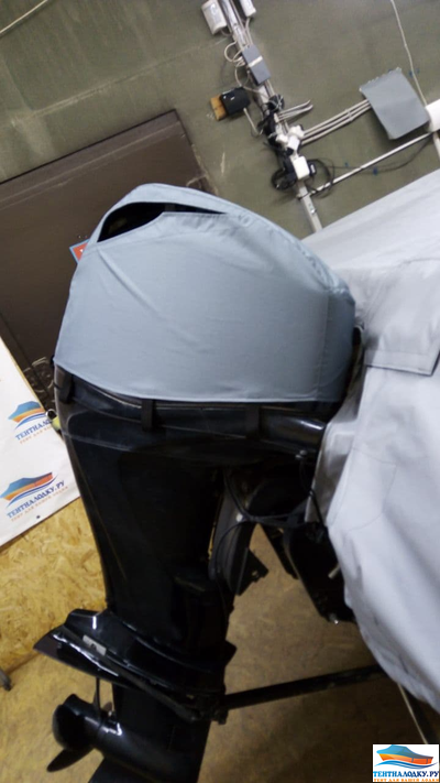 Чехол на капот Меркурий 60  л.с. - 4 такта, серый 1 шт