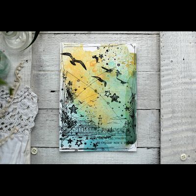 ФП штамп &quot;Чайки над морем&quot;