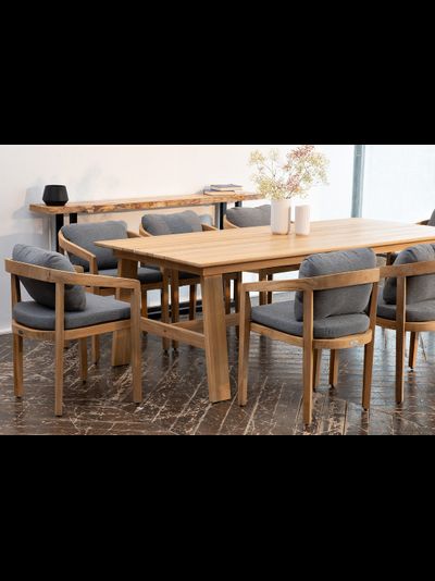 Обеденный стол из тика OCTA 220 см