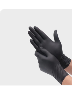 Перчатки Foxy M нитриловые черные