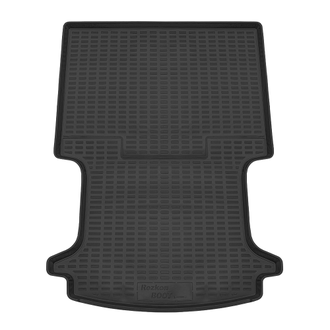 Коврик в багажник пластиковый (черный) для LADA Largus PickUp  (Борт 4см)
