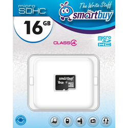 Карта памяти 16GB SmartBuy SB16GBSDCL4-00
