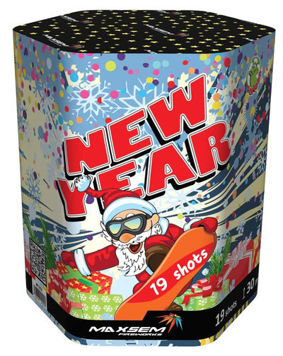 Батарея салютов NEW YEAR (1,2" / 19 залпов)
