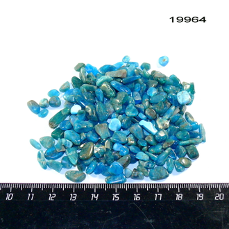 Апатит натуральный голубой: арт.19964 - россыпь для декорирования
