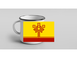 Кружка металлическая эмалированная Чувашия