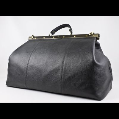 Кожаная дорожная сумка Petro black (арт. 4001-01)