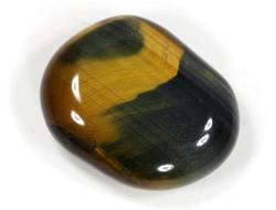 Тигрово-соколиный глаз, полировка плоская, ЮАР (30*24*10 мм, 14 г) №35697