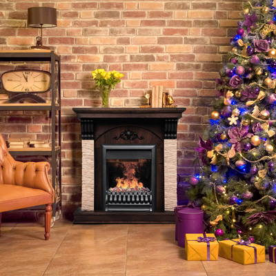 камин Corfino NT с очагом 3D Oregan