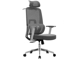 Кресло SitUp CARBON White chrome (сетка Grey/Grey) купить в Алуште