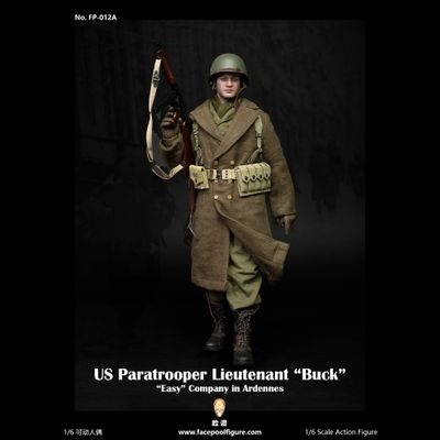 Американский десантник в Арденнах (зимняя форма) - КОЛЛЕКЦИОННАЯ ФИГУРКА 1/6 US Paratrooper Lieutenant Buck (FP-012A) - Facepoolfigure