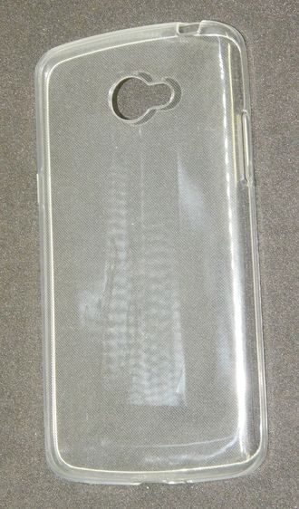 Защитная крышка силиконовая LG K5, прозрачная