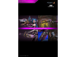 ПРЕДЗАКАЗ - Джинкс  (Аркейн, Лига Легенд) - Коллекционная ФИГУРКА 1/6 "League of Legends: War of Two Cities II" Jinx (TMS137) - Hot toys ?ЦЕНА: 43900 РУБ.?