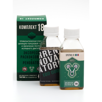 Комплект 18 - Sputnik-R + Renovator для двигателя объемом до 1.8 л.