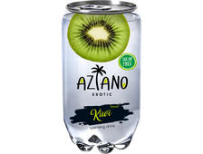 Азиано Киви (Aziano Kiwi), газированный напиток, объем 0.350 л.