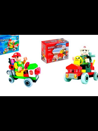 Конструктор Город "Машинка" 32 детали, 100 руб в интернет-магазине О'Да! Орел