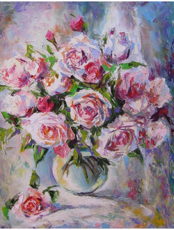 Картина Нежные розы Круглова Светлана