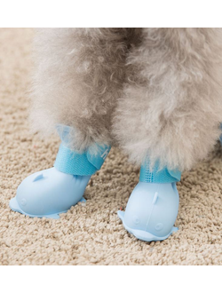 Сапоги резиновые для собак Дельфин