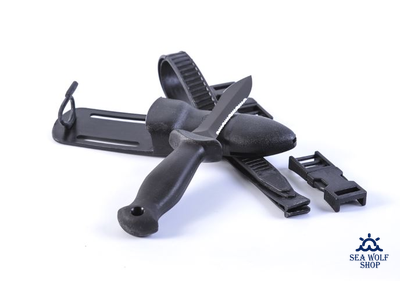 Нож подводный SARGAN "ТУРГОЯК" черненый