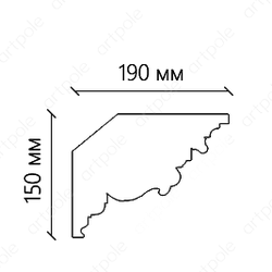 Карниз орнаментальный SK74N