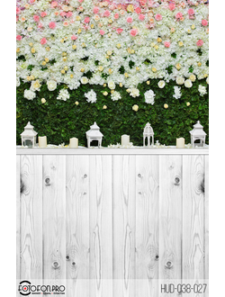 Фотофон «Цветочная стена»