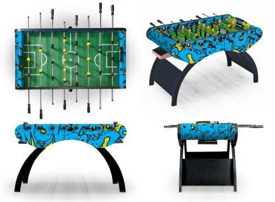 Настольный футбол (кикер) "Cosmos" (140x74x86см, цветной)