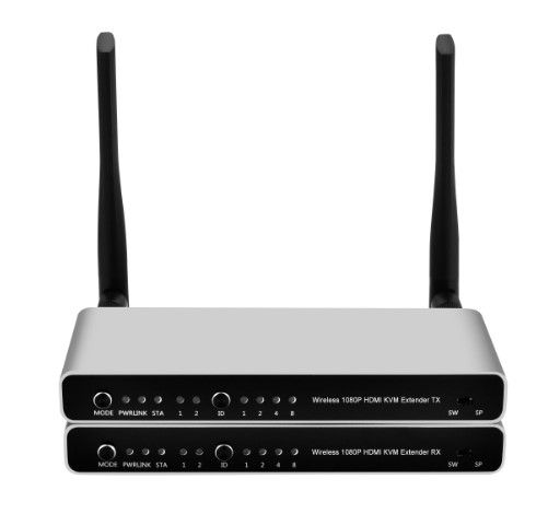 DE/VK-W200KVM беспроводной HDMI удлинитель  для HDMI 1080p (до 200 м.) Поддержка функции KVM