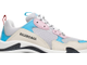 Кроссовки Balenciaga Triple S White Blue Pink