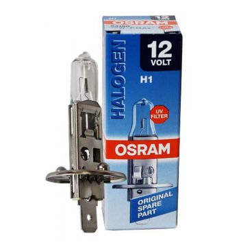 Автолампа галогенная OSRAM H1 Original 12V 55W, 1шт. (64150)