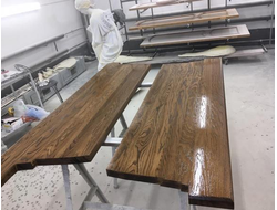 Подоконник из массива дуба