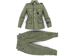 Костюм немецкого солдата времен Второй мировой войны 1/6 (D80125) - DID