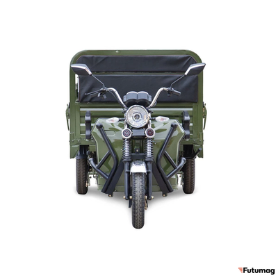 Грузовой электротрицикл Rutrike D4 NEXT 1800 72V1500W зеленый