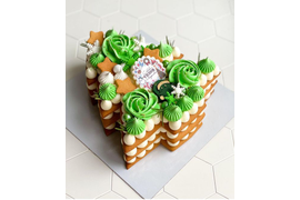 Торт медовый  "новогодняя Ёлочка"