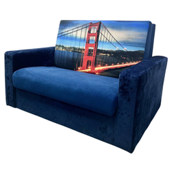 ВС004 Диван "Алекс купон"-1,0. Размер: 1260*900*1030. Спальная зона: 1000*1950.