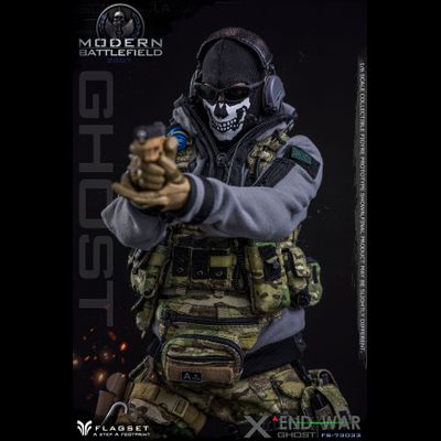 Саймон "Гоуст" Райли (Призрак, Ghost, Call of Duty Modern Warfare II) КОЛЛЕКЦИОННАЯ ФИГУРКА 1/6 scale END WAR GHOST (FS-73033) - FLAGSET