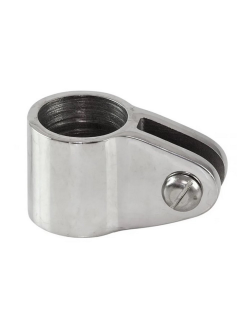 Кронштейн рамы тента скользящий усиленный CIM 0649-0122 труба Ø22мм из зеркально-полированной нержавеющей стали AISI316