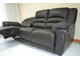 Гарнитур. Кожаный диван + кожаное кресло Munchen. Черная НАТУРАЛЬНАЯ кожа