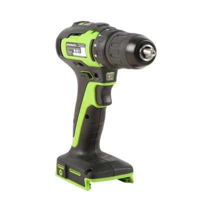 Дрель-шуруповерт аккумуляторная Greenworks GD24DD35K2, 24V, АКБ 2 Ач и ЗУ в кейсе