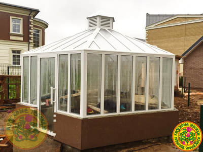 Шестигранная теплица в английском стиле Лондон